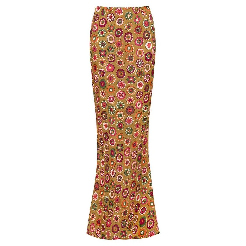 Montce Mazzy Floral Print Skirt + Bikini Set